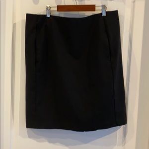 NWOT J Jill ponte black skirt